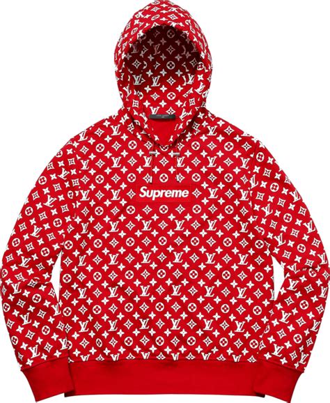 hoodie supreme louis vuitton|louis vuitton red monogram hoodie.